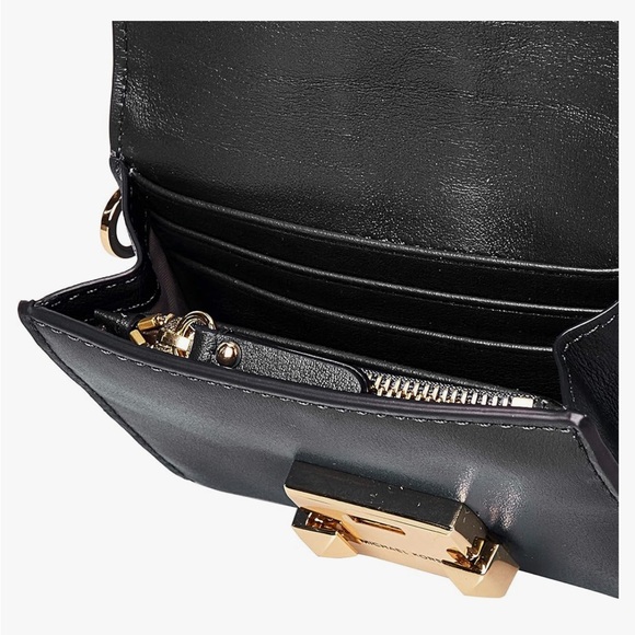 MICHAEL KORS Whitley Small Leather Chain Wallet, Excellent Condition, NWOT - Picture 6 of 10